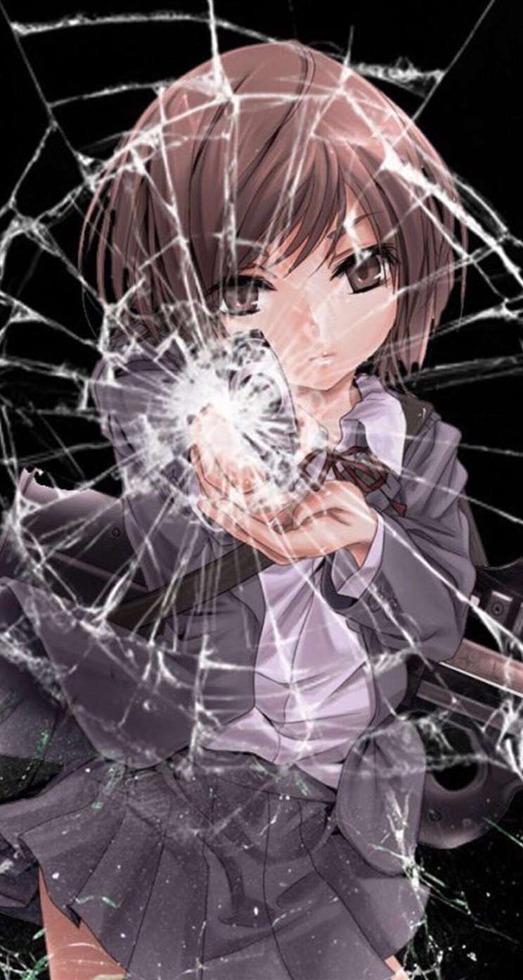 手机屏幕碎裂创意壁纸 逼真碎屏壁纸特效好看