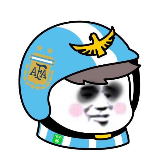 还不过来凑热闹吗  前一段时间外卖头盔头像非常的火,现在世界杯,于是