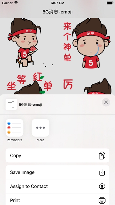 5G消息-emoji