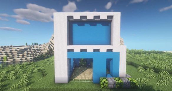我的世界手游双层小别墅怎么建 双层小别墅建筑方法