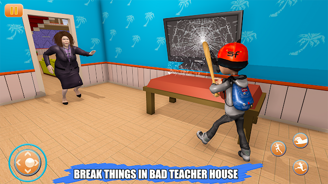 恐吓可怕的坏老师3D第二章房子冲突