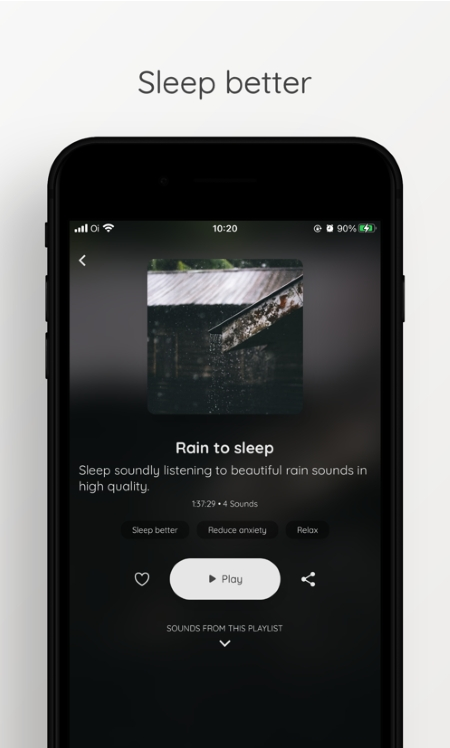 Mildd睡眠声音app官方免费版图2: