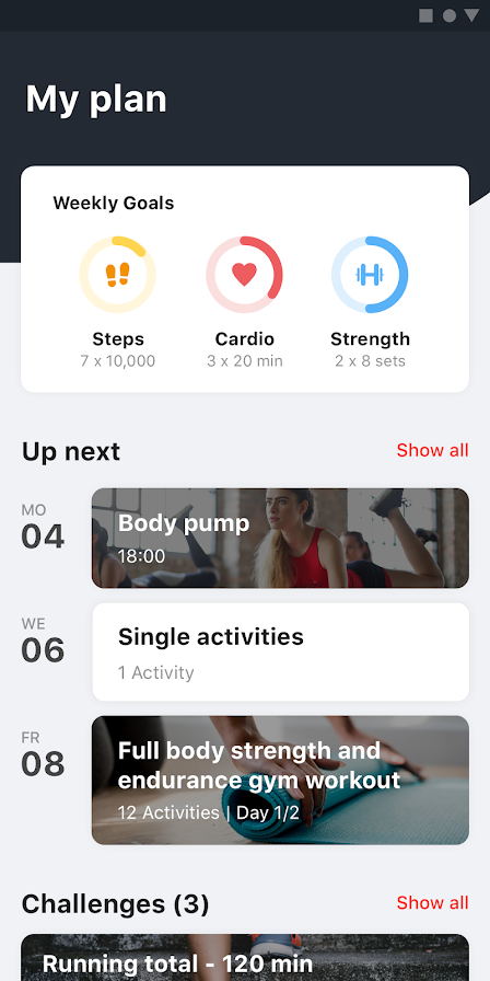 运动健身社区app图片1
