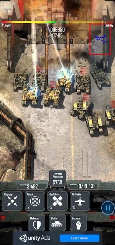 机甲前线突击坦克RTS游戏图片1