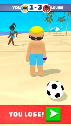 沙滩网式足球