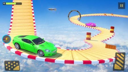 坡道汽车特技赛车Impossible Car Stunt_图片1